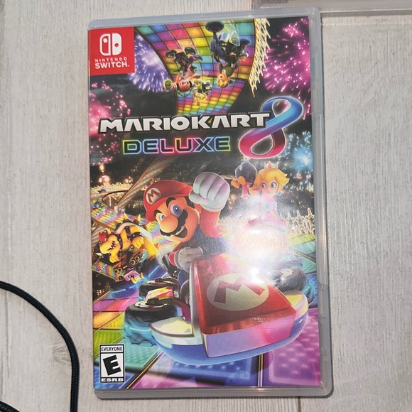 Nintendo Switch 6 original Nintendo controllers and 3 games 🪩 - Picture 5 of 7